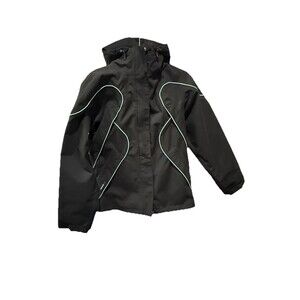 VOLCOM Nimbus Heartbeat Black Snowboard Ski Jacket 10,000 MM 4000 Woman Medium